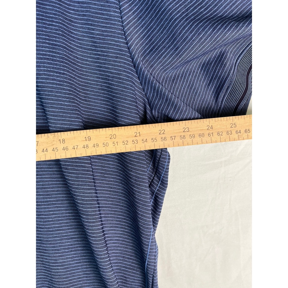 Tommy Bahama Polo Shirt Mens XL Blue New Striped Short Sleeve Marlin Logo - Picture 6 of 6